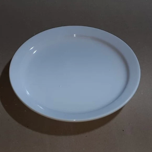 plato blanco borde fino 18 cm